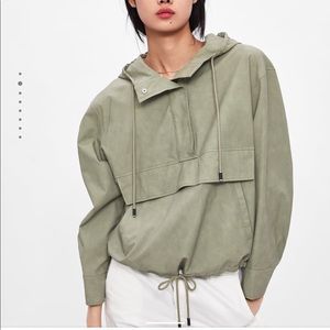 Zara Raincoat Pullover
